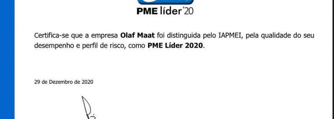 Olaf Maat distinguida como PME Líder 2020