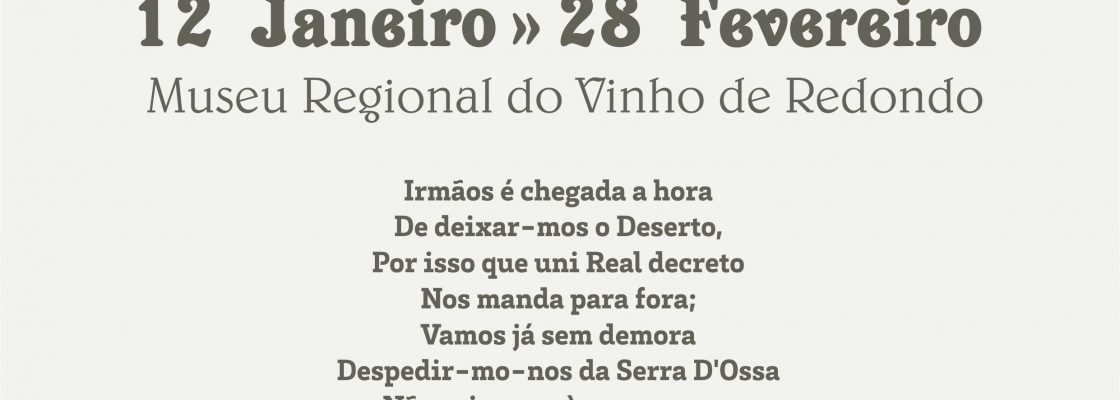 Exposição Documental – Serra D’Ossa