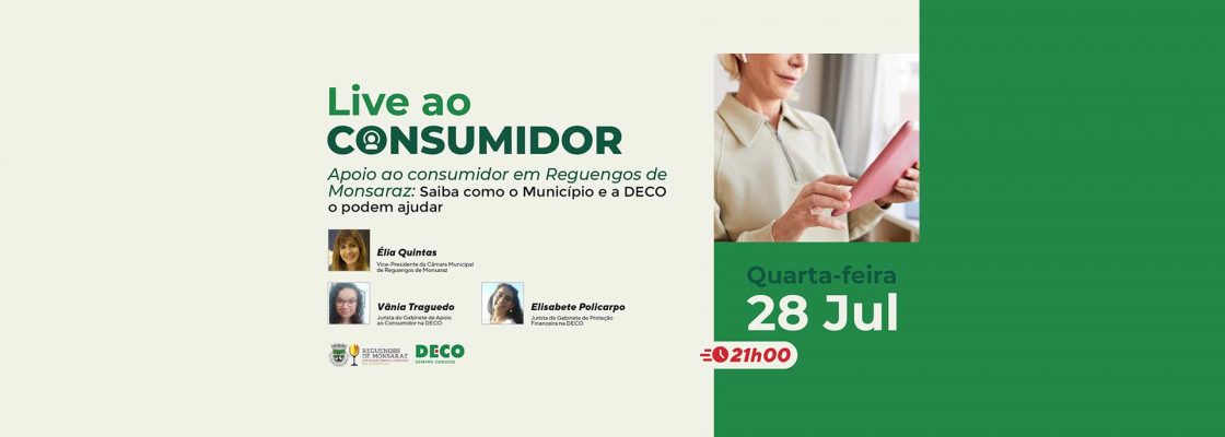 DECO: Live ao consumidor