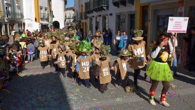 Festejos de Carnaval no Centro Histórico de Évora