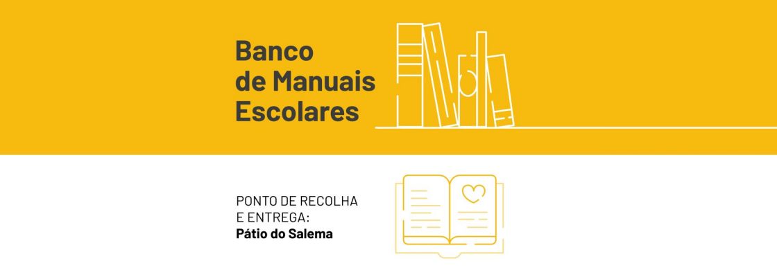 O Banco de Manuais Escolares reabre dia 1 de junho no Pátio do Salema