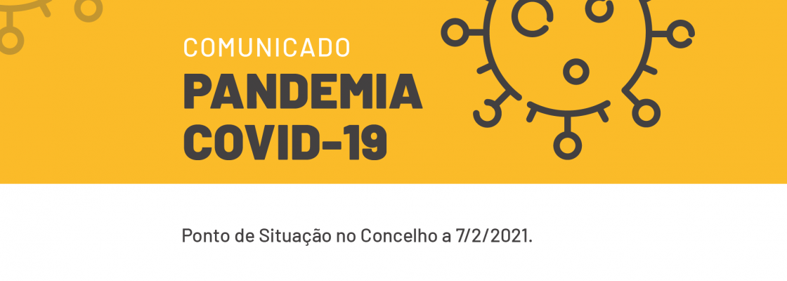 Pandemia Covid-19 – Ponto de Situação no Concelho a 7/2/2021