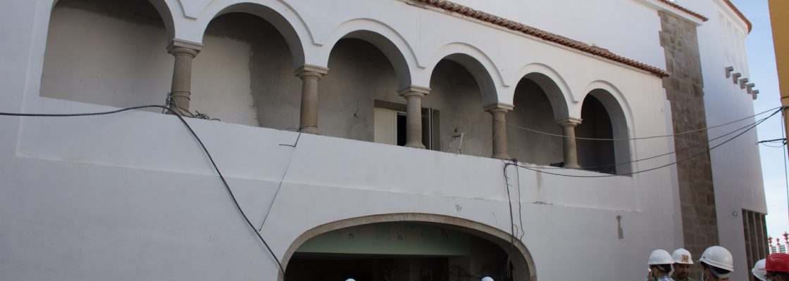 O edifício do antigo Salão Central Eborense está reconstruído