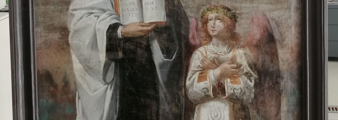 Pintura “Santa Francisca Romana” restaurada e exposta ao público no Palácio de D. Manuel