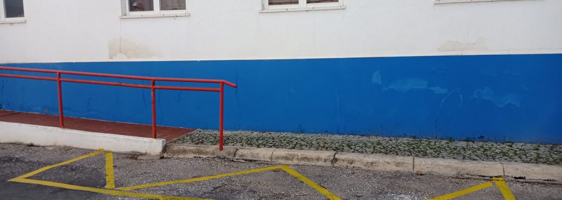 Granja, Luz e Mourão – Marcações rodoviárias no pavimento