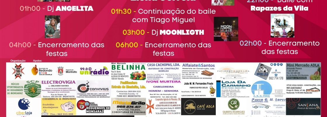 Festas de Verão de Montoito | 18, 19 e 20 de agosto
