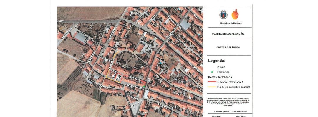 Informação – Corte de Trânsito | Montoito