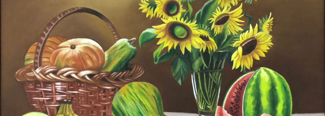 Biblioteca Municipal de Reguengos de Monsaraz recebe exposição de pintura de Domitília Dias