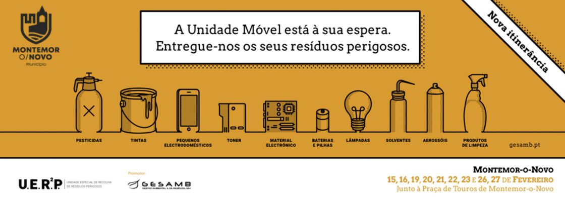 UNIDADE ESPECIAL DE RECOLHA DE RESÍDUOS PERIGOSOS DE REGRESSO A MONTEMOR-O-NOVO