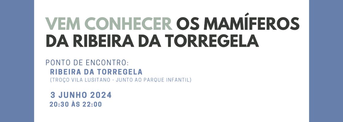 Vem conhecer os mamíferos da Ribeira da Torregela | Clube Ciência Viva André Gouveia