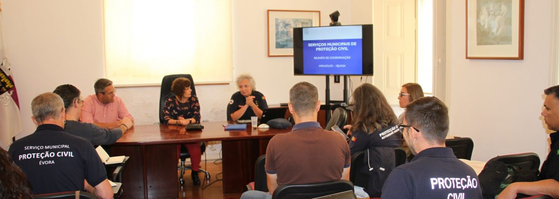 Reunião de Coordenação da Proteção Civil do Alentejo Central