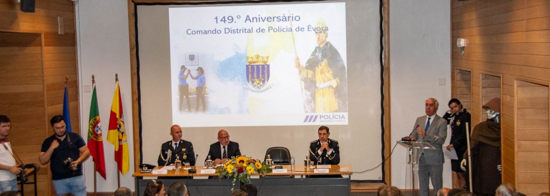 COMANDO DISTRITAL DE ÉVORA DA PSP CELEBROU O SEU 149º ANIVERSÁRIO