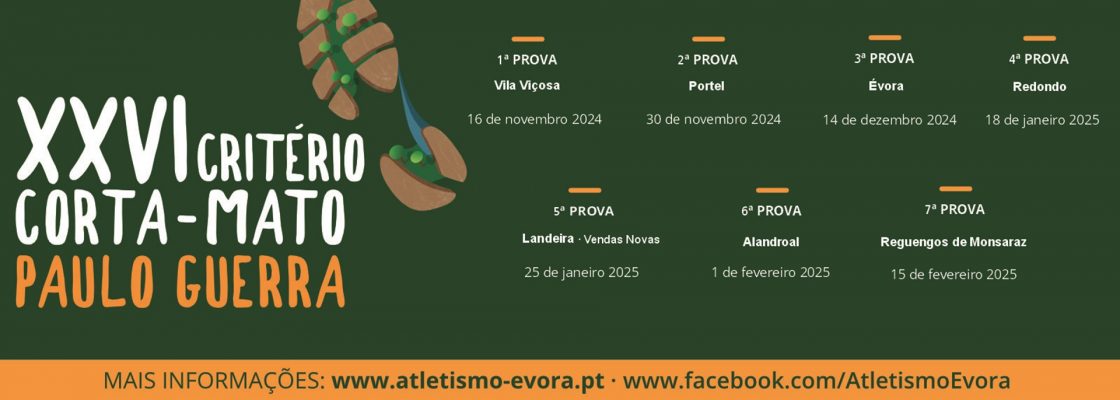 XXVI Critério Corta-Mato Paulo Guerra tem início a 16 de novembro, em Vila Viçosa