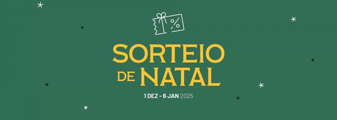 O SORTEIO DE NATAL ESTÁ DE VOLTA COM O DOBRO DO VALOR EM PRÉMIOS