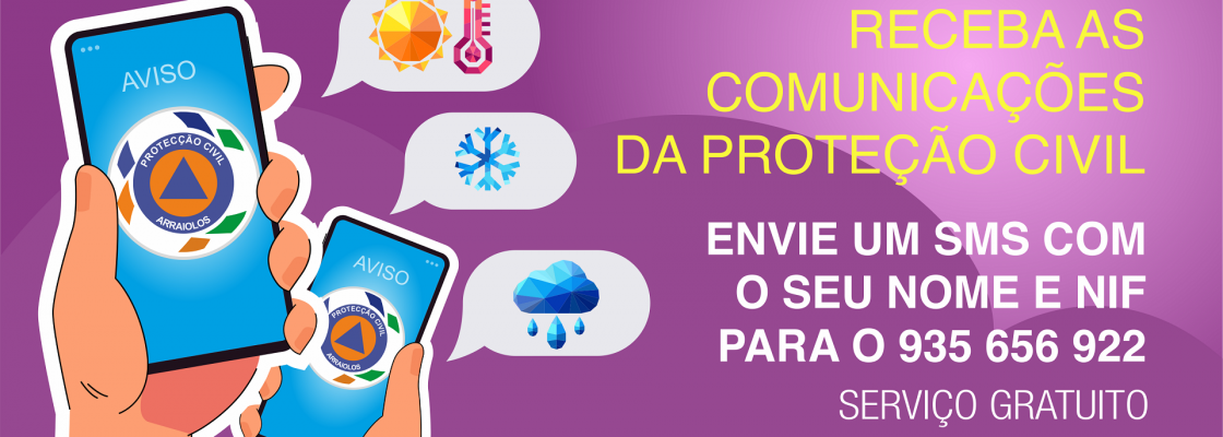 Serviço de SMS de Proteção Civil