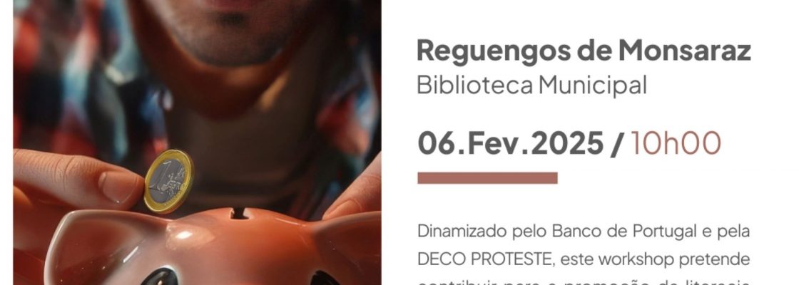 Workshop sobre literacia financeira para os jovens de Reguengos de Monsaraz