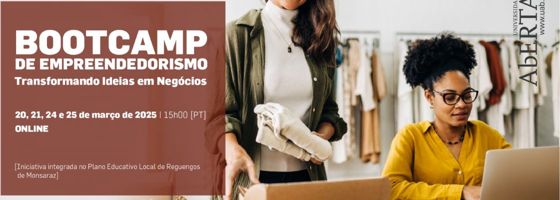 Bootcamp de empreendedorismo, uma iniciativa integrada no Plano Educativo de Reguengos de Monsaraz