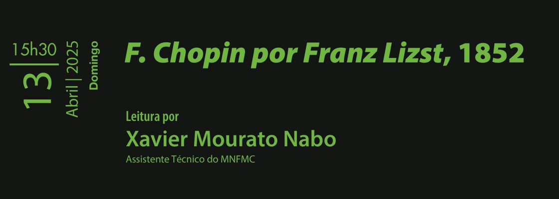 Cenáculo: Clube de Leitura | F. Chopin por Franz Lizst, publicada em 1852