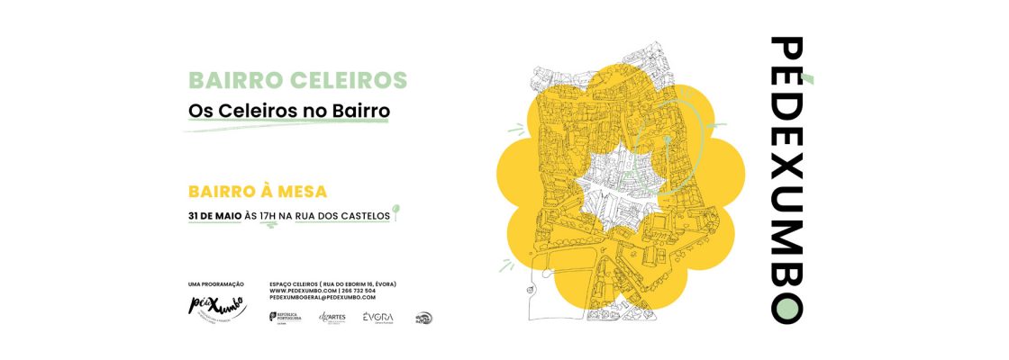 Bairro à Mesa | Uma mesa posta no Bairro Celeiros