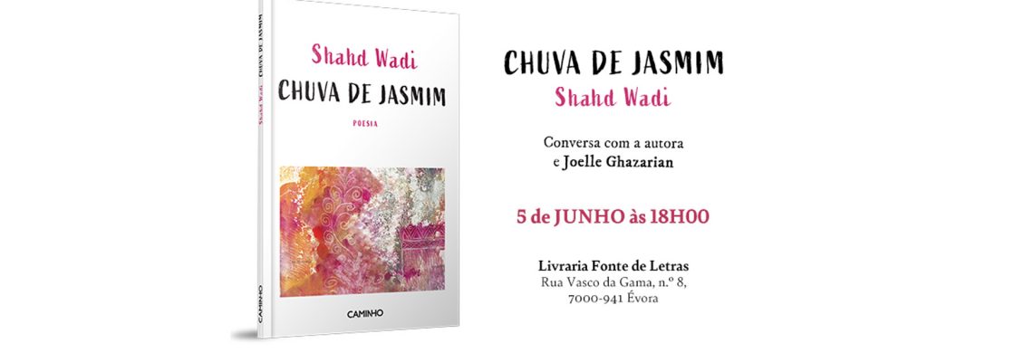 Apresentação do livro “Chuva de Jasmim”, da poeta palestiniana Shahd Wadi