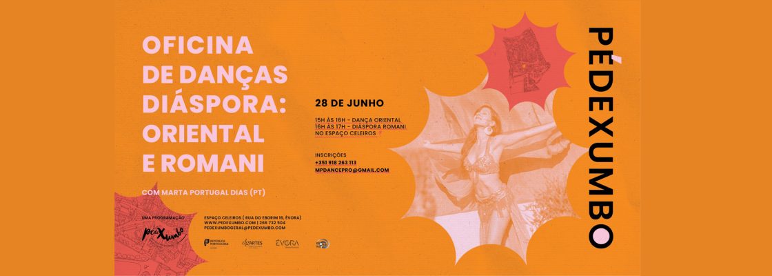 Oficina de Danças Diáspora: Oriental e Romani, com Marta Portugal Dias