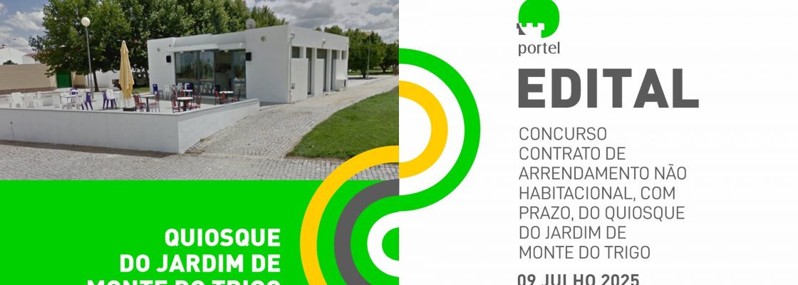 Edital – Concurso para Contrato de Arrendamento não Habitacional, com Prazo, do Quiosque d...
