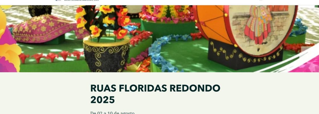 Ruas Floridas 2025: planeie a sua viagem até Redondo