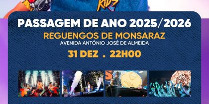 Passagem de Ano 2025/2026 em Reguengos de Monsaraz