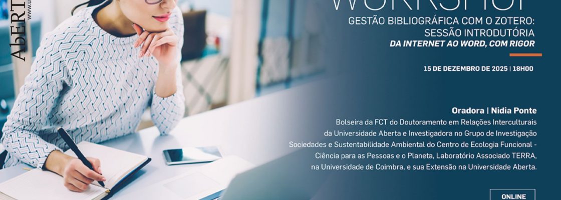 Workshop Online | Gestão Bibliográfica com o Zotero